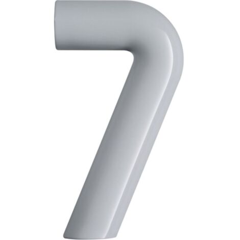 Chiffre du numéro de maison 7 Polyamide spécial 90 noir profond 165mm D.33mm HEWI