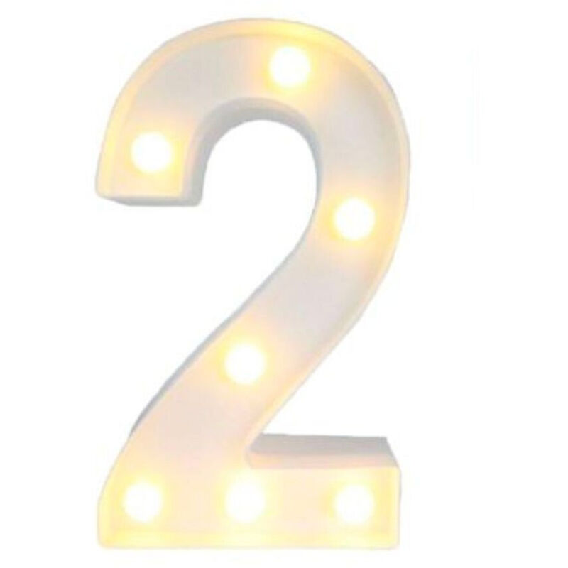 2 Luminoso Avec Des Lampes Led Pour Le Casa Dim. 22 Cm