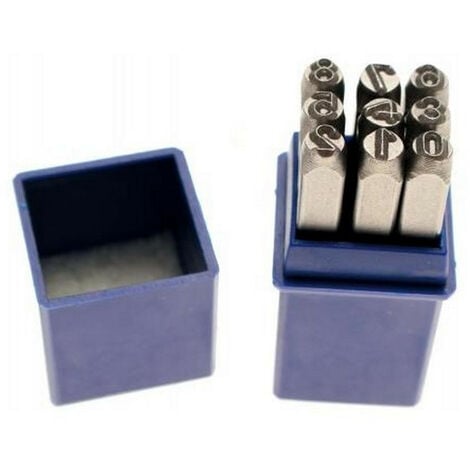 Chiffres a frapper pro 5 mm - 9 pcs