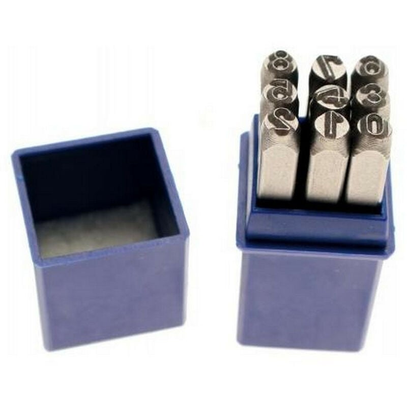 Chiffres a frapper pro 12 mm - 9 pcs