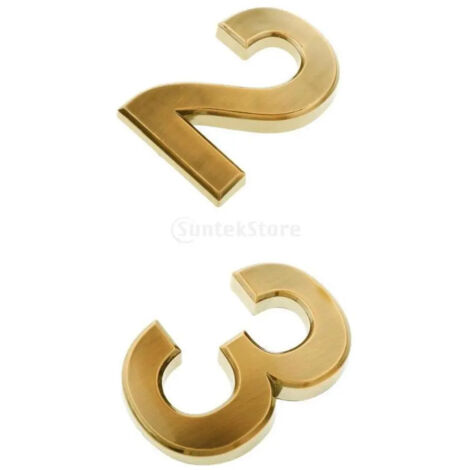 chiffres du numéro de porte, plastique