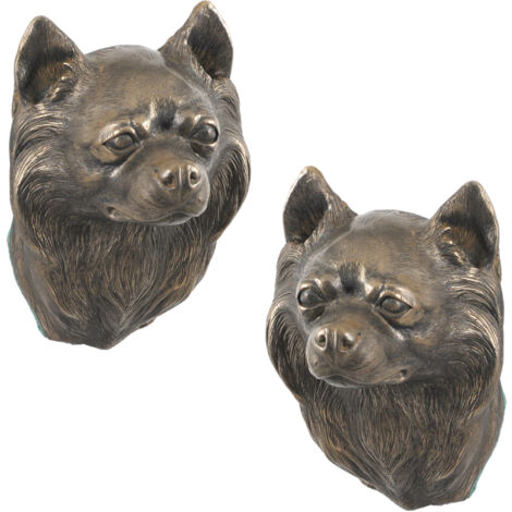 Chihuahua a pelo corto I - statuetta di cane, busto appeso, decorazione unica per un amante dei cani di Art-Dog