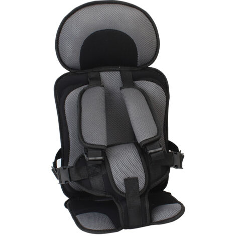 CHOYCLIT Child Safety Seat for 9 Months to 5 Years, Dark Gray Color, Ensures Safety in the Car.