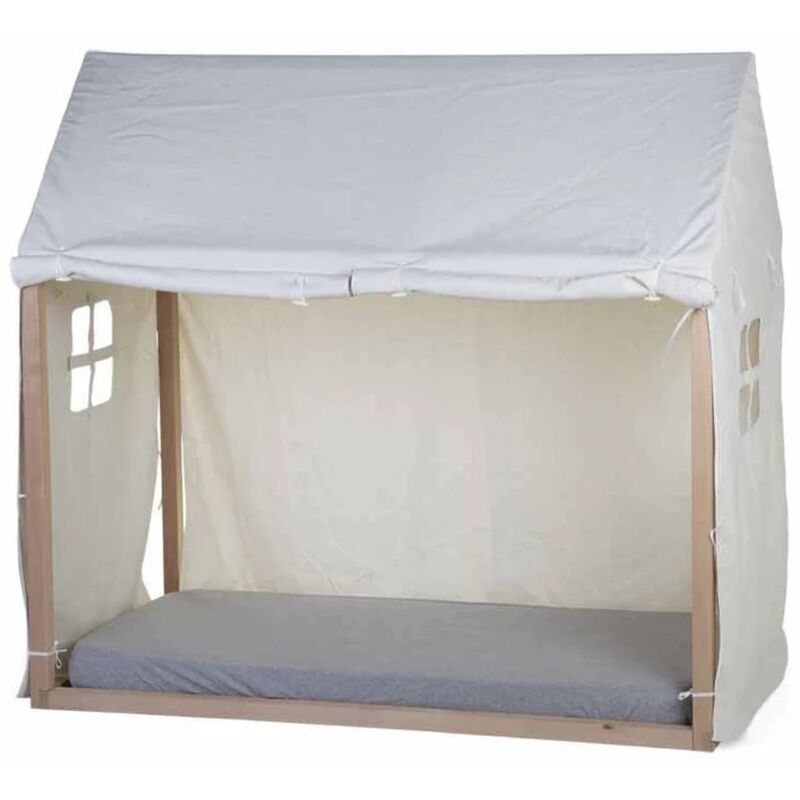 Childhome - Housse de Maison de Lit Blanc 150x80x140 cm