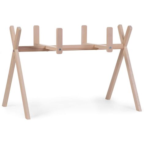 CHILDHOME Support pour panier Moïse tipi Play & Gym Naturel