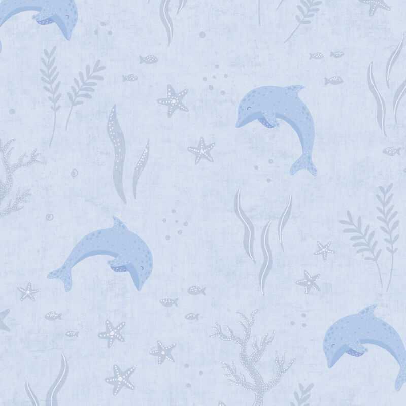 Children Wallpaper Wall Profhome 771321 Non-woven Wallpaper Smooth With Maritime Design Matt Blue Light Blue Grey 5, 33 M2