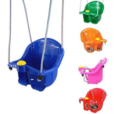 AC-DECO Childrens Childs Toddler Adjustable Outdoor Garden Rope Safety Safe Swing Seat
