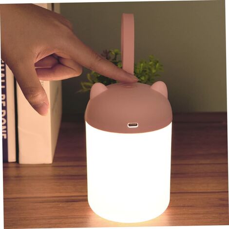 Children's Portable Night Light, Rechargeable Bedside Lamp, Portable Lantern, Cute Ear Rechargeable Tent Lantern