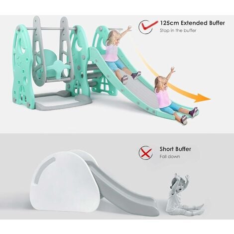 Children's slide with swing (up to 25Kg) Homfa