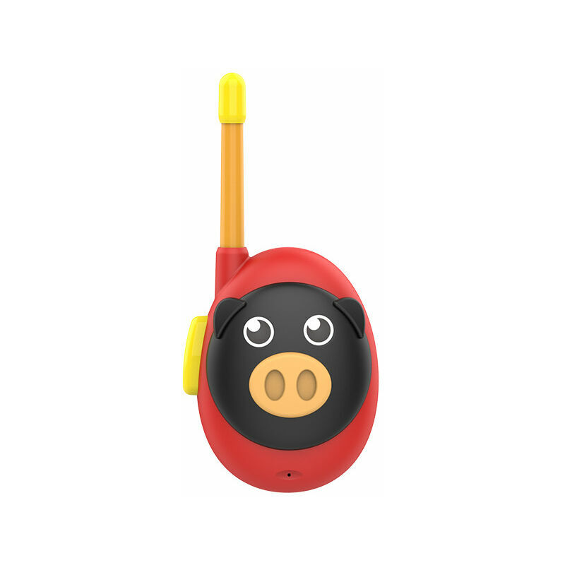 Children's Wireless Intercom and Video Door Phone Walkie Talkie Cute Red Talkative Pig 2pcs