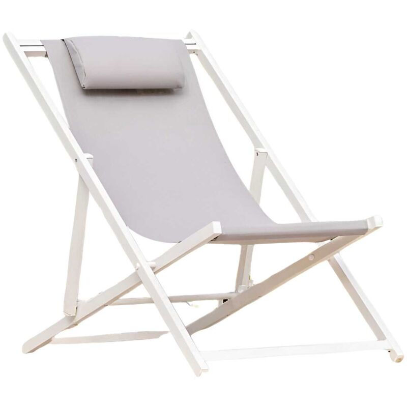 Chilienne en aluminium et textilène Sol (Lot e 2)