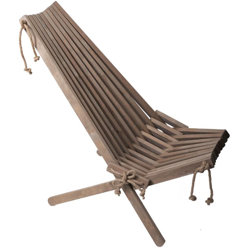 Chilienne en bois EcoChair Aulne gris
