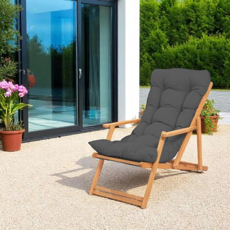 Chilienne grise pliante - grand confort SORA