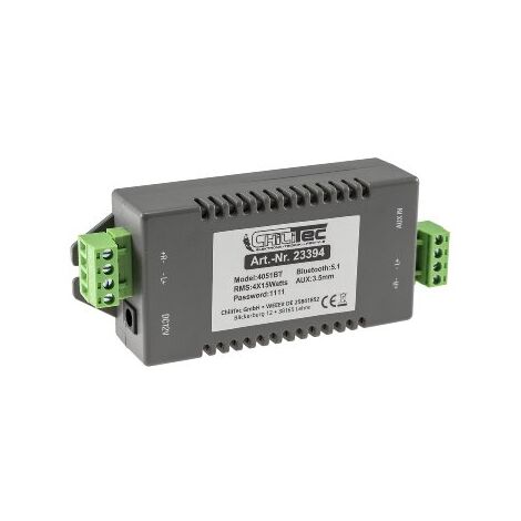 ChiliTec Bluetooth Verstärker, 4x15W, AUX-IN