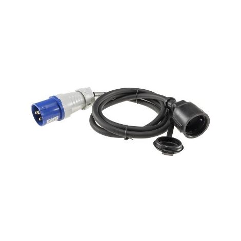 CHILITEC CEE-Adapter 23363, 1,50 m, CEE auf Schutzkontaktkupplung