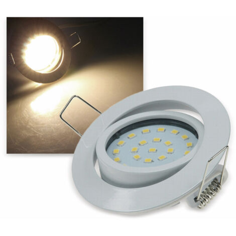 CHILITEC LED-Einbauleuchte "Flat-26" EEK F, 4 W, 330 lm, 2700 K, weiß