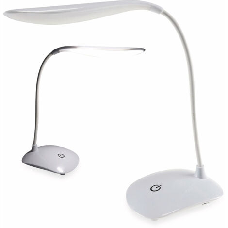 CHILITEC LED-Schreibtischleuchte 23107, mit Touch-Schalter, 6000K, weiß