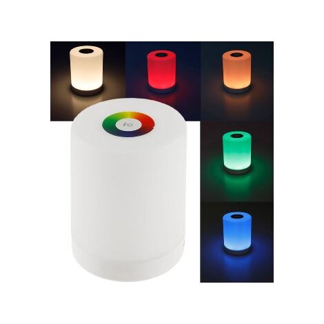 ChiliTec LED Tischleuchte Touch RGB, tragbar