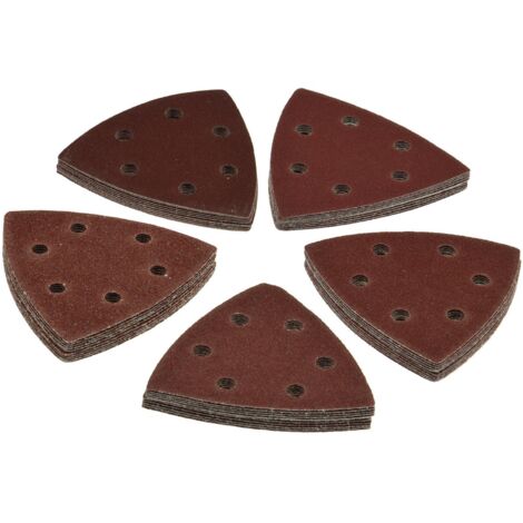 CHILITEC Schleifdreiecke-Set, 93x93x93 mm, 50-tlg.