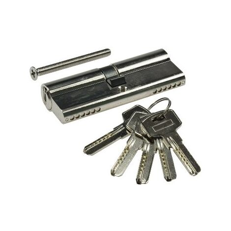 ChiliTec Schließzylinder Türzylinder 40/40mm, 5 Sicherheitschlüssel