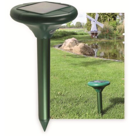 ChiliTec Ultraschall Solar Tiervertreiber für Maulwurf und Ratte