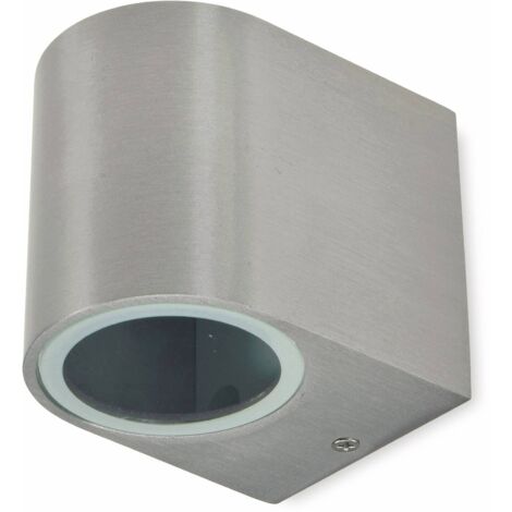 CHILITEC Wandleuchte CTW-1, IP44, GU10, Edelstahl