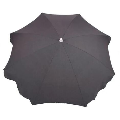 Chillvert Gandía Aluminium Parasol Fixe Gris Foncé 180 cm