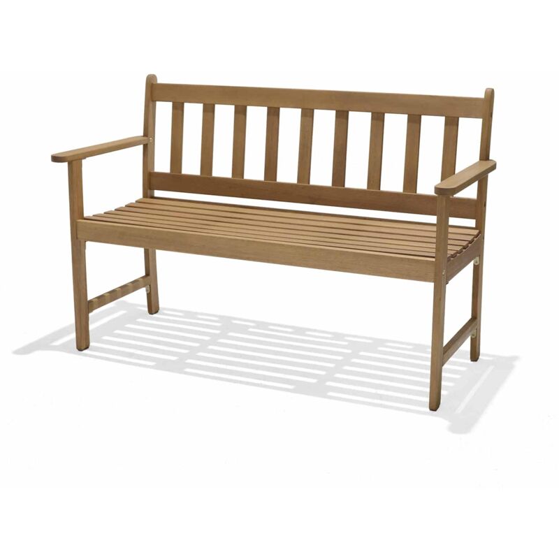 Gartenbank Milán 2 Sitzplätze Holz 51,9x118,5x79,9 cm - Chillvert