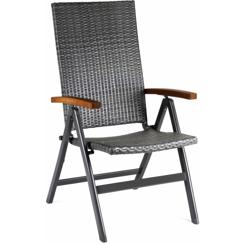 

Sillón de Jardín Multiposiciones Chillvert Dominica Ratán y Aluminio 59x68x107 cm