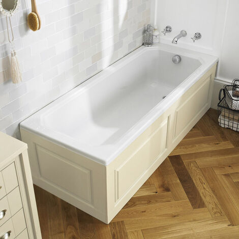 Chiltern Bath Front Panel Ivory Traditional 1700 X 480 mm