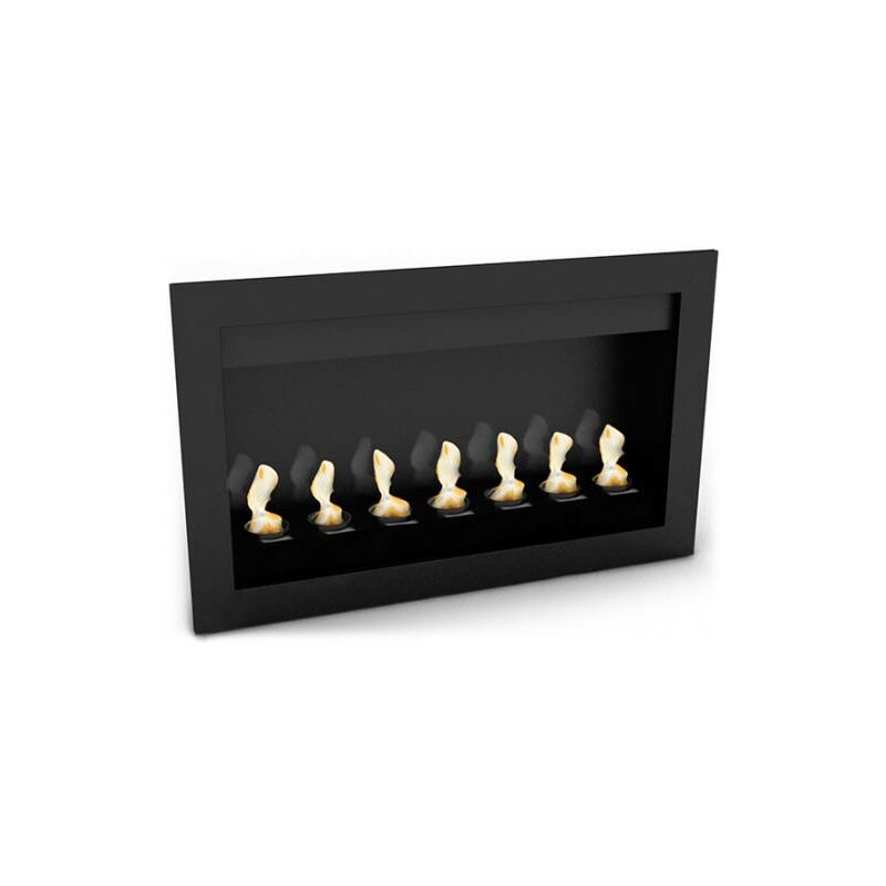 

Privatefloor - Chimenea Contemporánea de Etanol de Suelo VPF-FD50-NEGRO Negro Acero