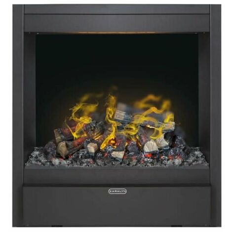 Chimenea De Agua Incorporada Cm 68x28x71 Xaralyn Albany - Negro