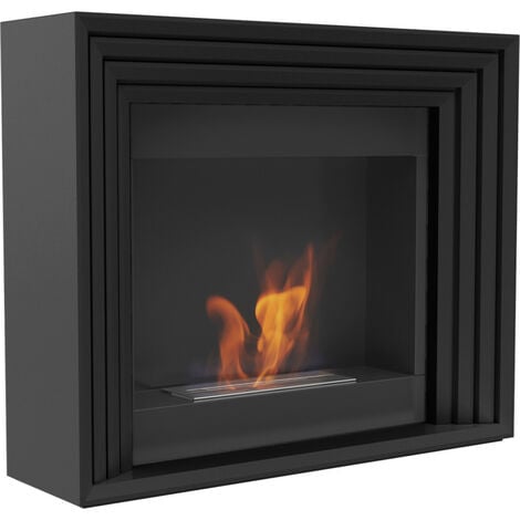 Chimenea de bioetanol PLANET negro 115 cm