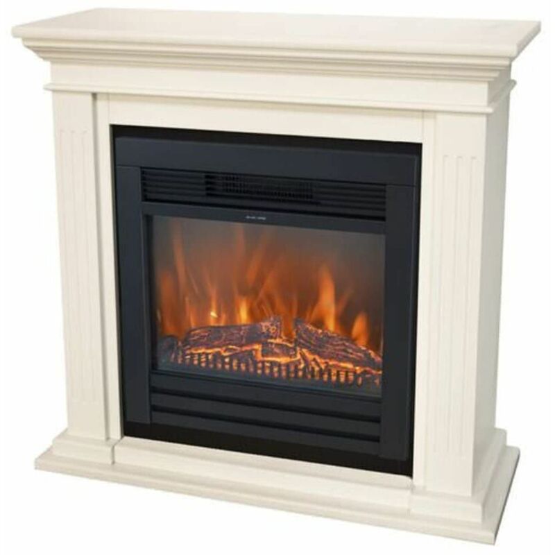 

Chimenea de pie cm 98x37,5x95 Xaralyn CADIZ-LUCIUS - Blanco