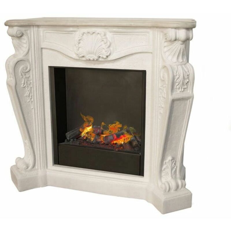 

Chimenea de piedra con efecto vapor cm 121x51x112,3 LOUIS-CASSETTE600 - Xaralyn