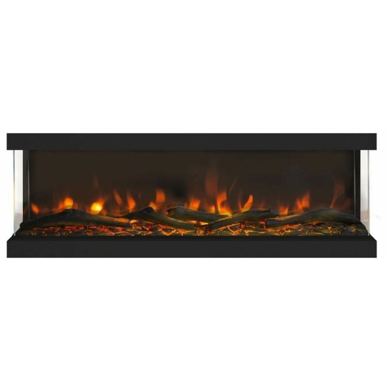 

Chimenea eléctrica con efecto LED 3D cm 127x24,8x41,7 LEVICO-120-3D - Xaralyn
