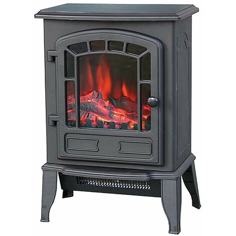 Chimenea eléctrica decorativa con 2 niveles de potencia 1000 / 2000W