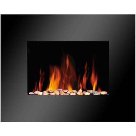 Conjunto Muebles Con Chimenea – Negro Y Blanco En Brillo Led – 160cm –  Krista 3d con Ofertas en Carrefour