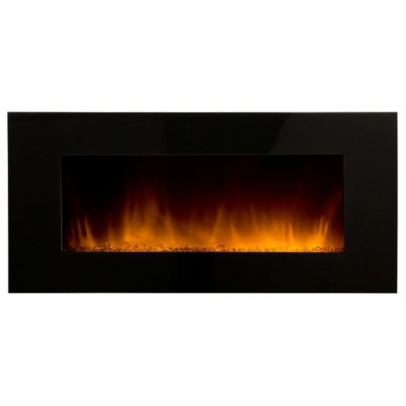 

Chimenea eléctrica de pared Volcano XXL cm 120x13x52 VOLCANO-XXL - Negro - Chemin'arte