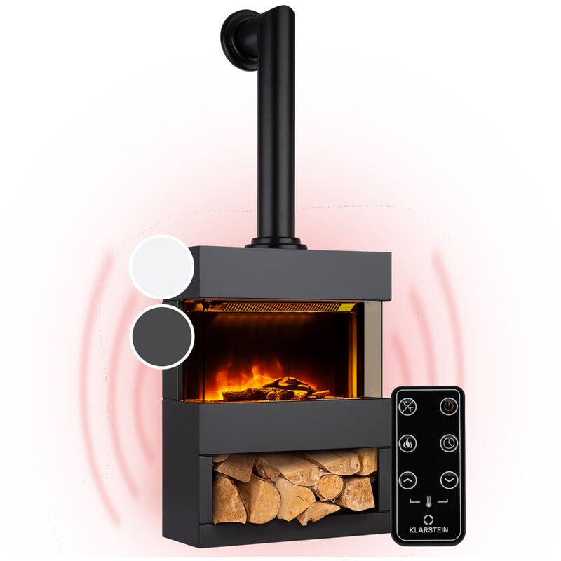 

Chimenea eléctrica Zermatt 900/1800 W termostato Ilusión de Llama tubo de la estufa