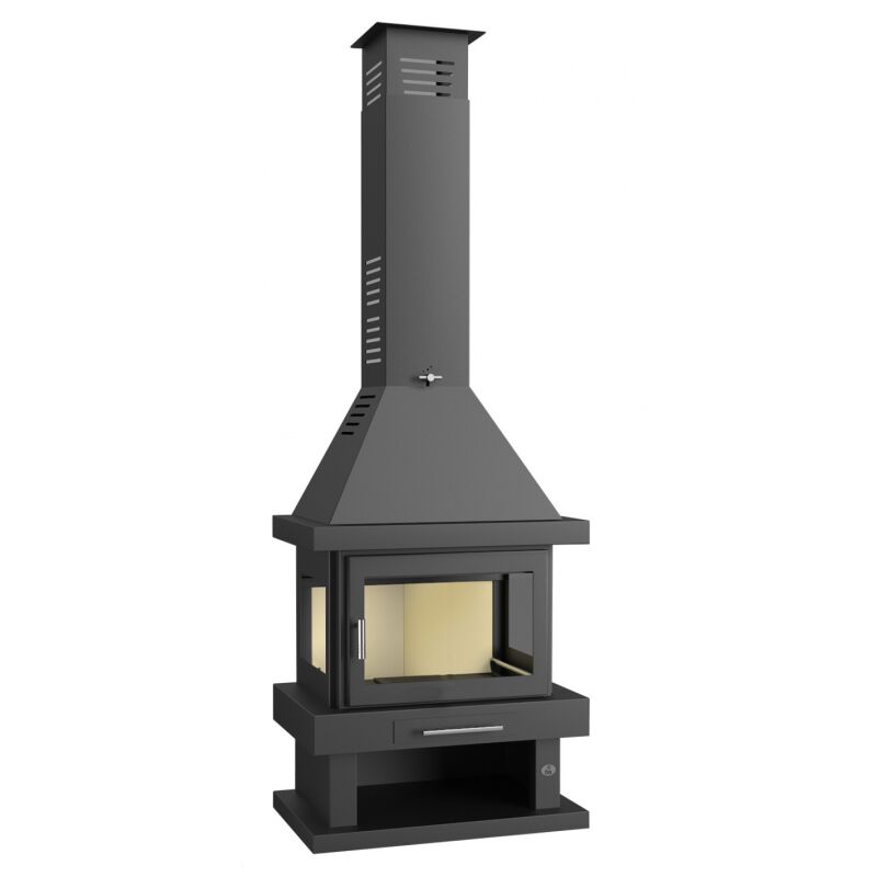 

Fm Biomasa - Chimenea Leña 3 Caras FM Modelo C-203