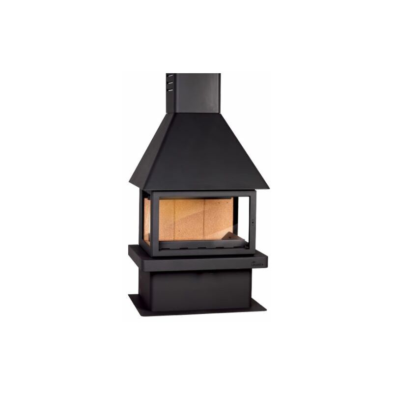 Chimenea Metalica De Leña Lacunza Modelo Cm 300