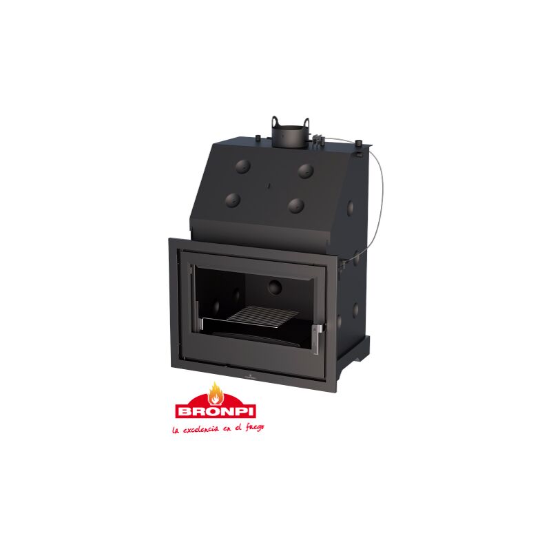 

TERMOESTUFA DE LEÑA INSERTABLE 27 KW HYDRO 80 - Bronpi