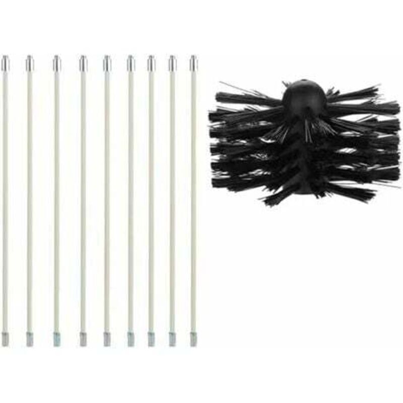 Image of Chimney Brush Kit, Chimney Cleaning Tool,&hellip;