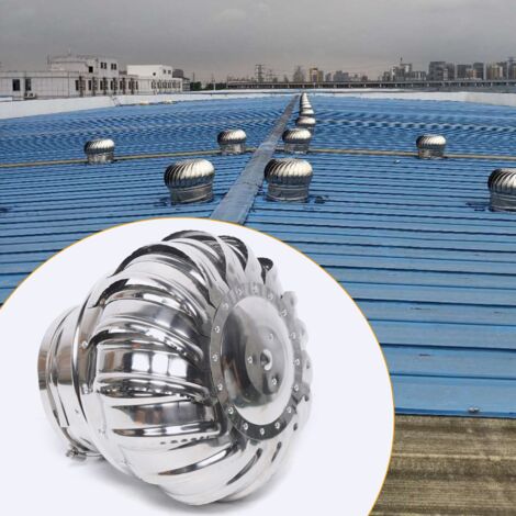 CHIMNEY SPINNER COWL Stainless Steel Spinning Wind Rotating Cap 160mm Diameter