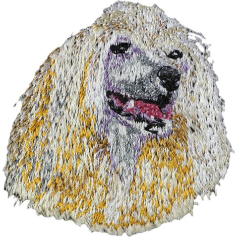 Chinese Crested - toppa a forma di cane, toppa ricamata, decorazione unica per zaino di Art-Dog