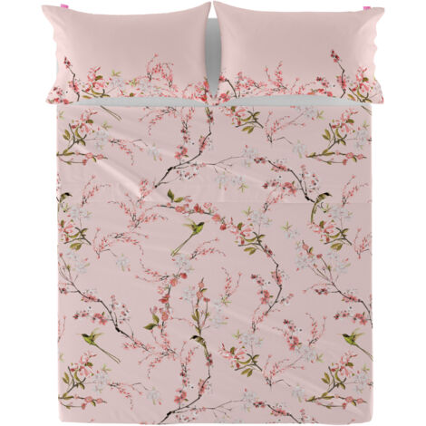 Chinoiserie rose Sabana 260x270 cm (Cama 180/200)