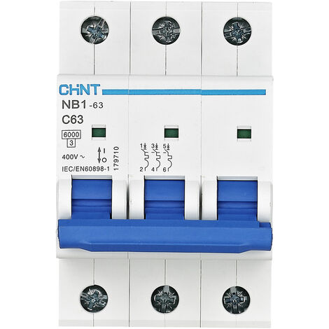 Chint 179699 NB1-63 3P C13 6kA DB Leitungsschutzschalter    3polig 13 A  240 V, 415 V