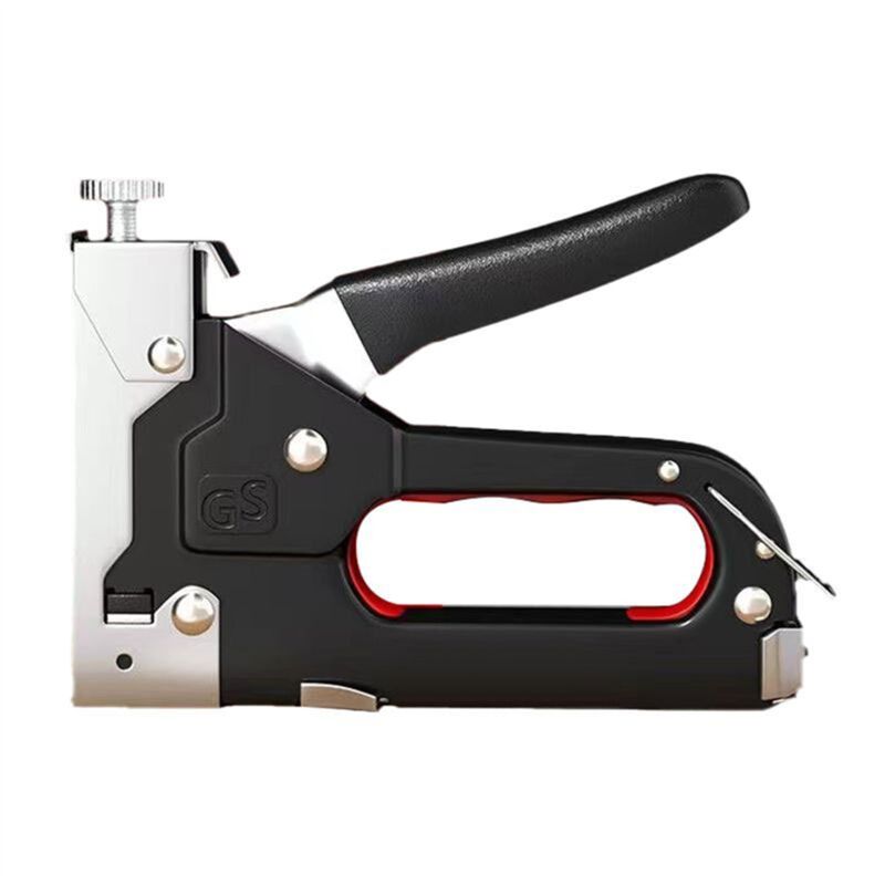 Image of Chiodatrice manuale 4 in 1 per lavori edili, graffatrice ad aria compressa per lavori in legno con 800 utensili per falegnameria domestica
