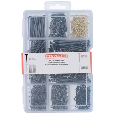 Chiodi Black & Decker 975 Pezzi